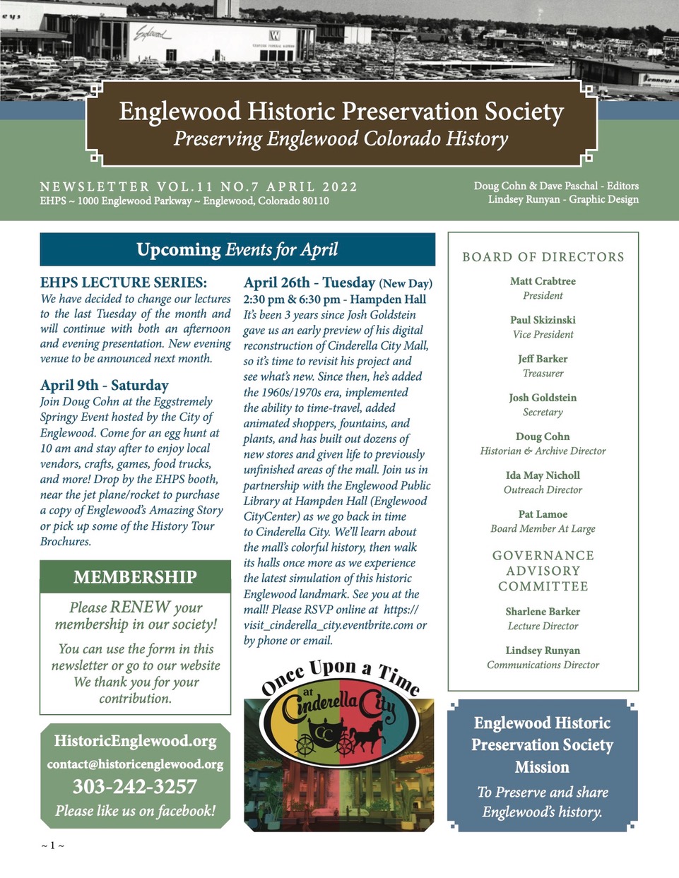 Englewood Historic Preservation Society - Historic Preservation Societies